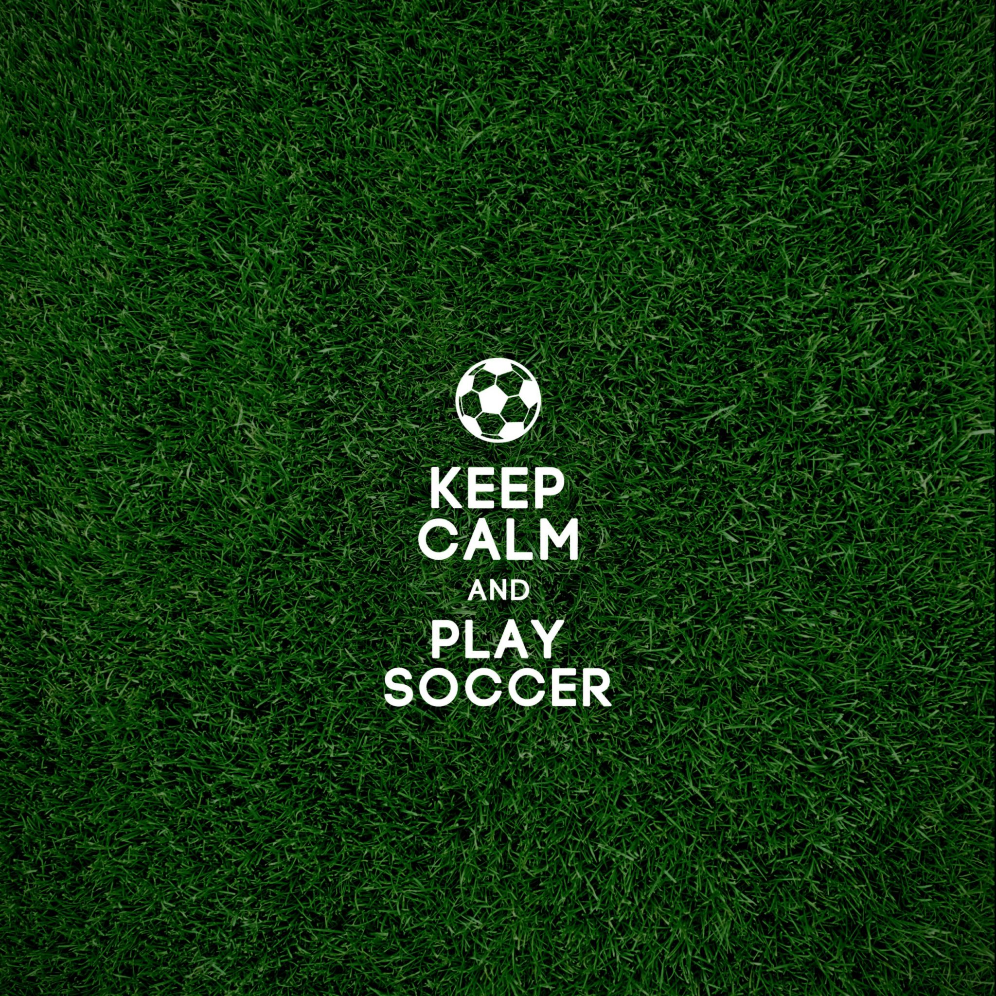 Keep Calm and Play Soccer Cool Desktop & Mobile Backgrounds